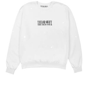 Taylor Swift White Crewneck Sweater